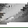 Mexen Kioto L panou de duș Walk-in 90 x 200 cm, model alb, gri închis periat - 800-090-103-66-85