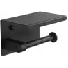 Mexen suport de hârtie cu raft, negru - 701197-70
