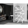 Mexen Kioto L perete duș Walk-in 120 x 200 cm, model alb, negru - 800-120-103-70-97