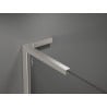 Mexen Kioto L perete duş Walk-in 120 x 200 cm, model alb, finisaj nichel periat - 800-120-103-97-97
