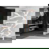 Mexen Kioto L perete de duș Walk-in 70 x 200 cm, model alb, aur roz - 800-070-103-60-97