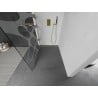 Mexen Kioto L perete duș Walk-in 110 x 200 cm, model alb, aurie - 800-110-103-50-97