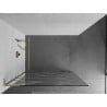 Mexen Kioto L panou de duș Walk-in 110 x 200 cm, model alb, finisaj auriu periat - 800-110-103-55-97