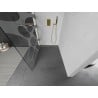 Mexen Kioto L panou de duș Walk-in 110 x 200 cm, model alb, finisaj auriu periat - 800-110-103-55-97