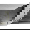 Mexen Kioto L perete de duș Walk-in 100 x 200 cm, model alb, finisaj aurit - 800-100-103-55-97