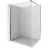 Mexen Kioto Walk-in zuhanyfal 75 x 200 cm, átlátszó 8 mm, fémes szürke - 800-075-101-95-00