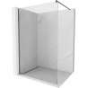 Mexen Kioto panou de duș Walk-in 90 x 200 cm, transparent 8 mm, gun metal - 800-090-101-95-00