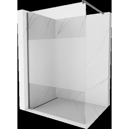 Mexen Kioto panou de duș Walk-in 70 x 200 cm, transparent/șron 8 mm, metal armat - 800-070-101-95-35