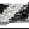 Mexen Kioto Şcianka prysznicowa Walk-in 70 x 200 cm, model alb 8 mm, gun metal - 800-070-101-95-97