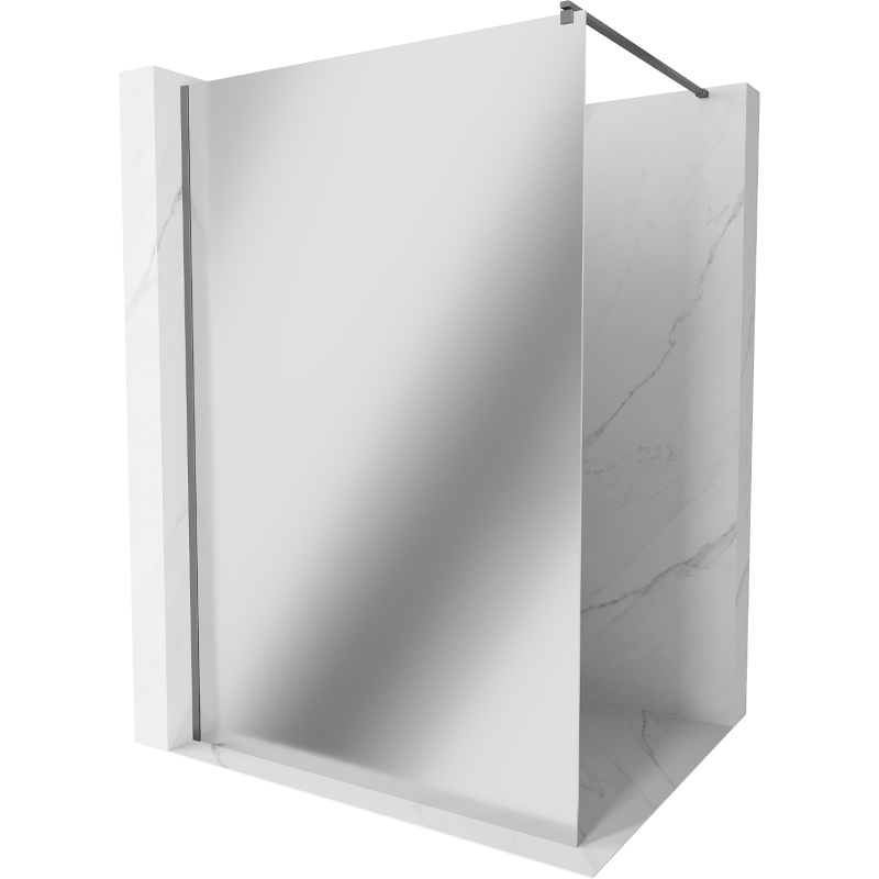 Mexen Kioto Walk-in zuhanyfal 70 x 200 cm, tükör 8 mm, pisztolyszürke - 800-070-101-95-50
