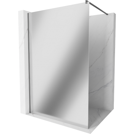 Mexen Kioto Walk-in zuhanyfal 70 x 200 cm, tükör 8 mm, pisztolyszürke - 800-070-101-95-50