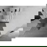 Mexen Kioto perete de duș Walk-in 110 x 200 cm, oglindă 8 mm, gun metal - 800-110-101-95-50