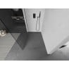 Mexen Kioto L Walk-in zuhanyfal 120 x 200 cm, átlátszó, gunmetál - 800-120-103-95-00