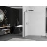 Mexen Kioto L panou de duș Walk-in 70 x 200 cm, mat, gun metal - 800-070-103-95-30
