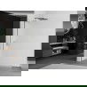Mexen Kioto L perete de duș Walk-in 70 x 200 cm, șron, gun metal - 800-070-103-95-30