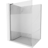 Mexen Kioto L panou de duș Walk-in 80 x 200 cm, transparent/geam mat, gun metal - 800-080-103-95-35