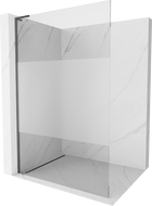 Mexen Kioto L zuhanyfal Walk-in 90 x 200 cm, átlátszó/matt, fegyverfém - 800-090-103-95-35