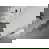 Mexen Kioto L perete de duș Walk-in 100 x 200 cm, transparent/șron, gun metal - 800-100-103-95-35