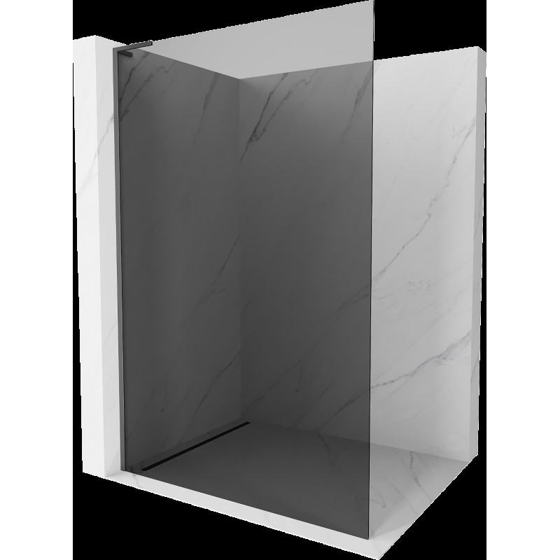 Mexen Kioto L perete de duș Walk-in 70 x 200 cm, grafit, gun metal - 800-070-103-95-40