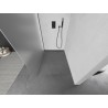 Mexen Kioto Walk-in zuhanyfal 120 x 200 cm, deres 8 mm, gun gray kefe - 800-120-101-66-30