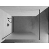 Mexen Kioto Walk-in zuhanyfal 120 x 200 cm, deres 8 mm, gun gray kefe - 800-120-101-66-30