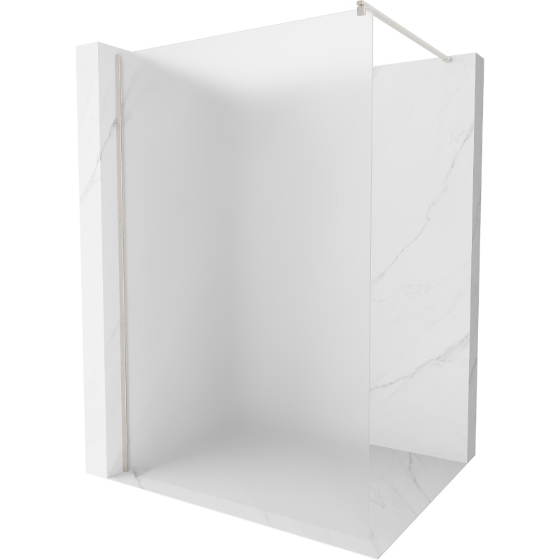 Mexen Kioto panou de duș Walk-in 100 x 200 cm, geam mat 8 mm, nichel periat - 800-100-101-97-30