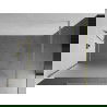 Mexen Kioto Walk-in zuhanyfal 140 x 200 cm, matt 8 mm, arany csiszolt - 800-140-101-55-30