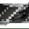 Mexen Kioto L paravan de duș Walk-in 70 x 200 cm, oglindă, gun metal - 800-070-103-95-50