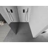 Mexen Kioto L Walk-in zuhanyfal 80 x 200 cm, tükör, gun metal - 800-080-103-95-50