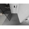 Mexen Kioto L perete de duș Walk-in 120 x 200 cm, model negru, gun metal - 800-120-103-95-78