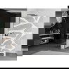 Mexen Kioto L perete de duș Walk-in 80 x 200 cm, model alb, gun metal - 800-080-103-95-97