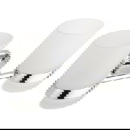 Mexen Tiber suport dublu pentru periuța de dinți, crom - 7050552-00