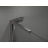 Mexen Kioto L perete duș Walk-in 100 x 200 cm, model alb, gun metal - 800-100-103-95-85