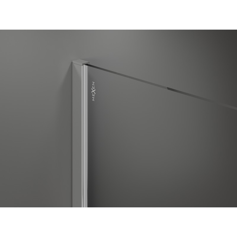 Mexen Kioto panou de duș Walk-in 120 x 200 cm, transparent 8 mm, crom - 800-120-101-01-00