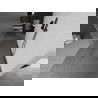 Mexen Kioto szabadon álló zuhanyfal 120 x 200 cm, matt 8 mm, gun metal - 800-120-002-95-30