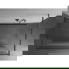 Mexen Kioto paneledă de duș autoportantă 120 x 200 cm, transparent/șron 8 mm, gun metal - 800-120-002-95-35