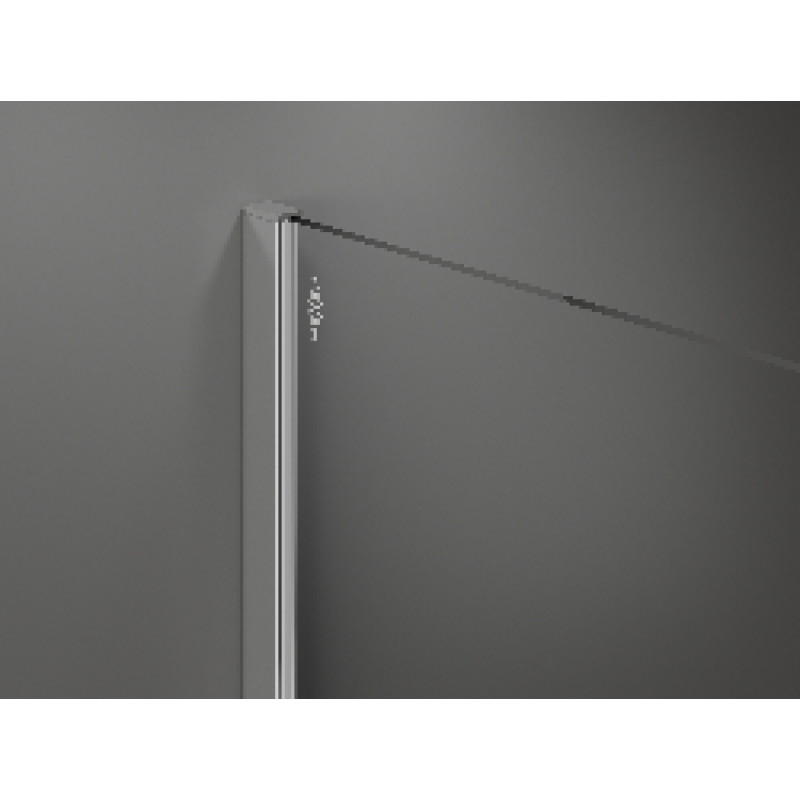 Mexen Kioto Walk-in zuhanyfal 90 x 200 cm, 8 mm-es csíkos, króm - 800-090-101-01-09