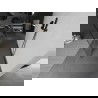 Mexen Kioto önálló zuhanyfal 140 x 200 cm, fehér minta 8 mm, gun metal - 800-140-002-95-97