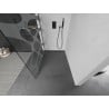 Mexen Kioto L perete duș Walk-in 110 x 200 cm, model alb, gun metal - 800-110-103-95-97