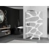 Mexen Kioto L perete duș Walk-in 110 x 200 cm, model alb, gun metal - 800-110-103-95-97