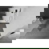 Mexen Kioto zuhanyfal Walk-in 80 x 200 cm, csíkos 8 mm, szálcsiszolt gun szürke - 800-080-101-66-09
