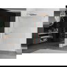 Mexen Kioto perete duș Walk-in 110 x 200 cm, sticlă transparentă 8 mm, cupru periat - 800-110-101-65-09