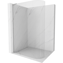 Mexen Kioto L íveszaki zuhanyfal ívelt Walk-in 110 x 200 cm, áttransparent, króm - 800-110-103-01-06