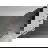 Mexen Kioto L perete de duș rotunjită Walk-in 80 x 200 cm, transparent, cupru periat - 800-080-103-65-06