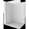 Mexen Kioto L perete de duș curbat Walk-in 90 x 200 cm, transparent, aurie - 800-090-103-50-06