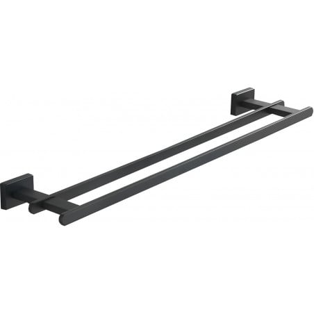 Mexen Arno cuier dublu pentru prosop, negru - 7020725-70