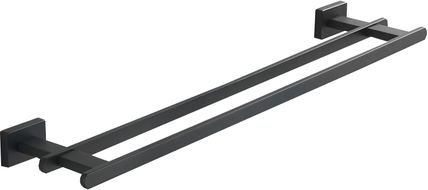 Mexen Arno cuier dublu pentru prosoape, negru - 7020725-70