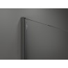 Mexen Kioto+ zuhanyfal polccal Walk-in 70 x 200 cm, derengés, gun gray kefe - 800-070-121-66-30