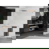 Mexen Kioto+ panou de duș cu suport Walk-in 80 x 200 cm, aburit, cupru periat - 800-080-121-65-30