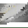 Mexen Kioto+ perete de duș cu raft Walk-in 140 x 200 cm, sticlă mată, finisaj aurit - 800-140-121-55-30